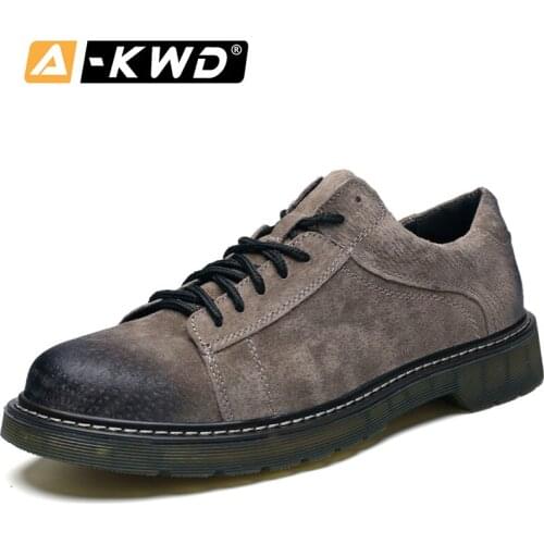 Fashion Low Top Sneakers Casual Work Boots Mocasines De Hombre Breath Mans Shoes Mens Leather Shoes Mens Shoes Genuine Leather