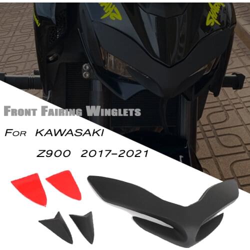 MTKRACING For Z900 2017 2018 2019 2020 Motorcycle Accessories Front Wheel Fender Beak Nose Cone Extension Cover Extender Cowl