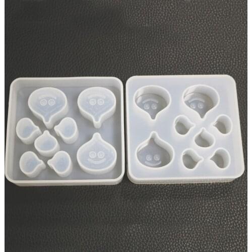 NOT AS LONG diy Crystal Epoxy Mould Small Water Drop Mould Mirror Jewelry Pendant Silicone Mould Creative Handmade Jewelry