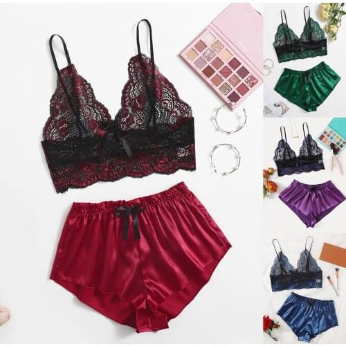 Y25 Soild Bowknot Lingerie Silk Underwear Sleepwear Nightdress Pajamas Satin Camisola Vestidos Femininos Nightie Women Clothing