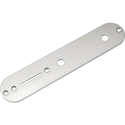 Musiclily 32mm Width Telecaster Control Plate for Tele Style Guitar, Chrome