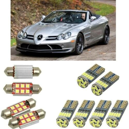 Superbright Interior led Car lights For mercedes slr roadster r199 cabrio bulbs for cars dome map light 4pc