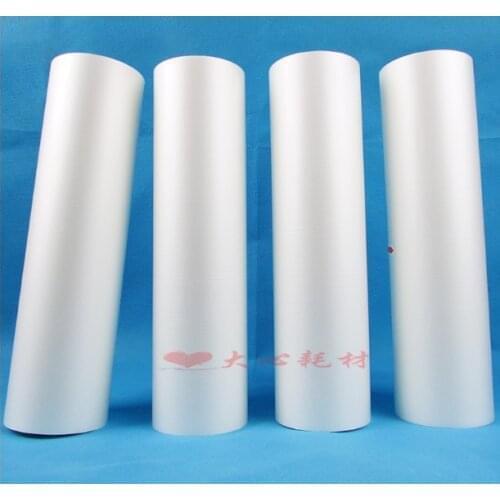 THREE 320mm x 200 meters 2.8c Hot laminating film BOPP light film photo advertising pre coating film laminator machine