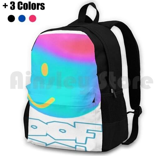Oof Wave Outdoor Hiking Backpack Waterproof Camping Travel Vaporwave Death Sound Fun Games Kids Robux Cs Go Oof Meme Trendy