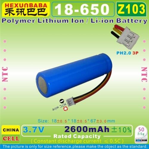 [Z103] 14.8V 2600mAh Rechargeable Li-ion battery for robot vacuum Cleaner / Sweeper;CR130;CEN540;CEN550;CEN546;CEN663;V780