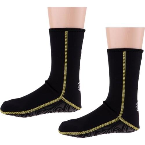 1 Pair Scuba Diving 3mm Neoprene Socks Water Sports Snorkeling Surfing Shoes