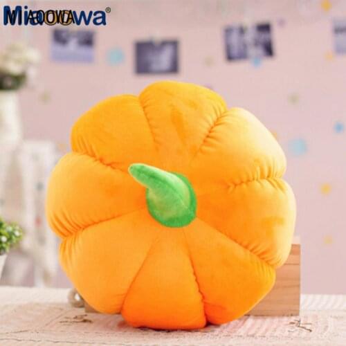 1pc 18cm Mini Halloween Pumpkin Plush Toy Soft Kawaii Cute Pumpkin Stuffed Plush Toys Baby Toy Kid Toys Home Decoration