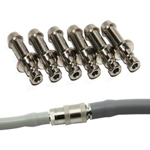 10PCS/lot NIBP CUFF Plug Hose Self-Joint Locking Spring NIBP Cuff Connector Metal Male connector, Air Hose/Tube Connector