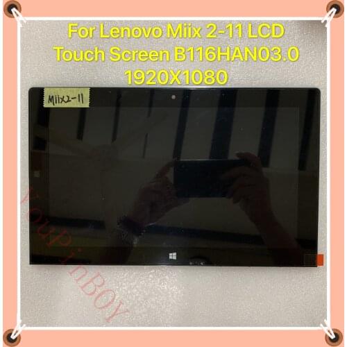 11.6" B116HAN03.0 For Lenovo miix 2 11 miix 2-11 miix2-11 LED LCD Display touch screen 1920X1080
