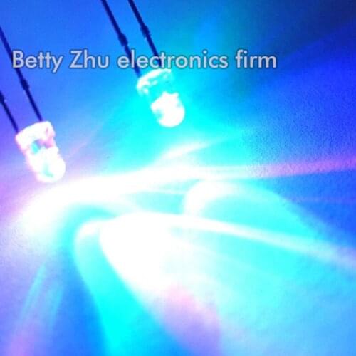 200PCS/LOT LED light-emitting diode 3MM Round Colorful LED slow flash fast flash alternately