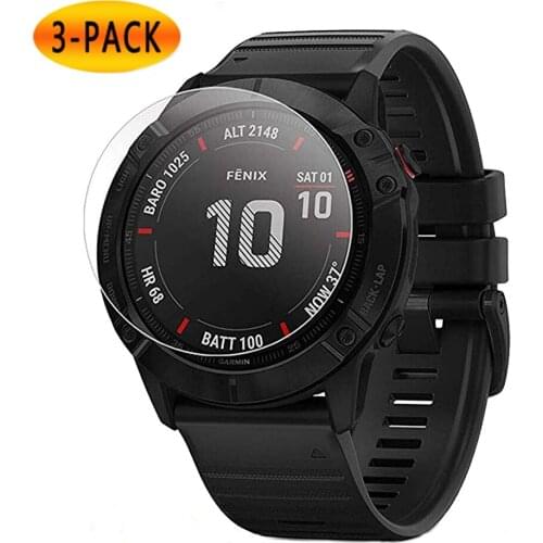 3Pcs Protective For Garmin Fenix 5 Ultra Clear Tempered Glass And Anti-Scrape Wear-Resisting Film Guard Screen Protector Film