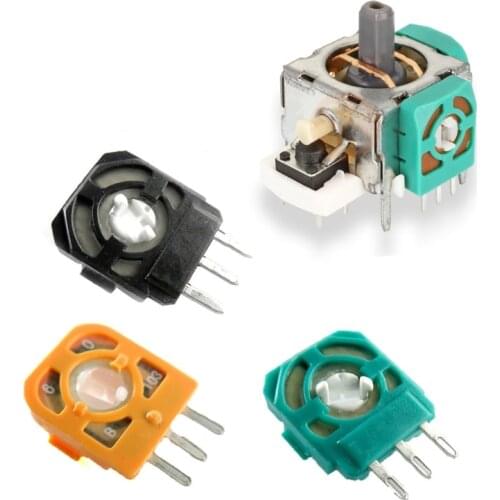 3D Replacement Joystick Analog Sensor 3Pin Thumbstick Sensor Rocker Axis Module Compatible with -Xbox One/PS4 Controller