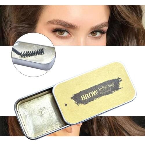 3D Feathery Brows Eyebrow Shaping Cream Brows Makeup Gel Soap Waterproof Long Lasting Eyebrow Setting Gel Brows Kit
