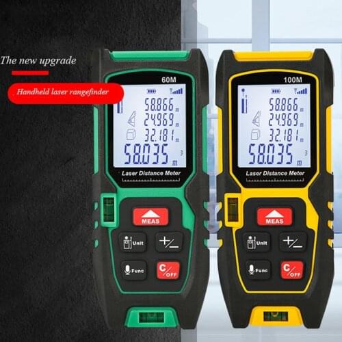 40m 60m 80m 100m Measure Tape Laser Distance Meter Range Finder Slope Trajectory Compensation Digital Laser Measure No Voice