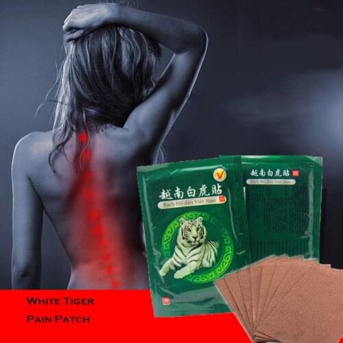 40pcs/lot White Tiger Blam Plaster Meridians Paste Pain Relief Rheumatism Plaster Joint Pain Killer Body Massage Patch To Mother