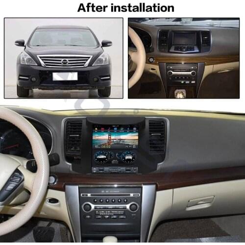 Aotsr Tesla 10.4“ Android 8.1 Vertical screen Car DVD Multimedia player GPS Navigation For NISSAN Teana 2008-2012 Wifi carplay