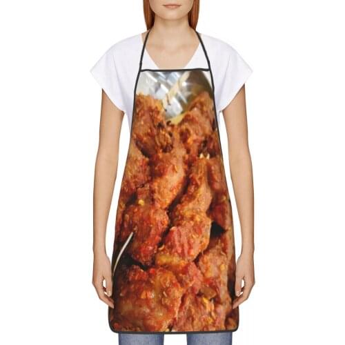 Barbecue Kitchen oil resistant wreath Grill kitchen apron women Man For school 72*52cm