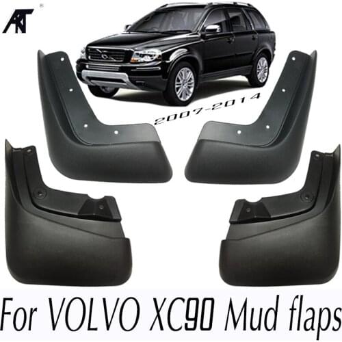 Car Mud Flaps For VOLVO XC90 2007-2014 Mudflaps 2008-2013 Front Rear Car Mud Flaps Splash Guards Mud Flap Mudguards Fender