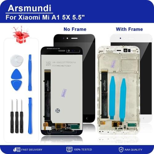 For Xiaomi Mi A1 5X MiA1 Mi5X MA1 M5X LCD Display Touch Screen Digitizer Assembly + Frame Replacement Parts + Gifts