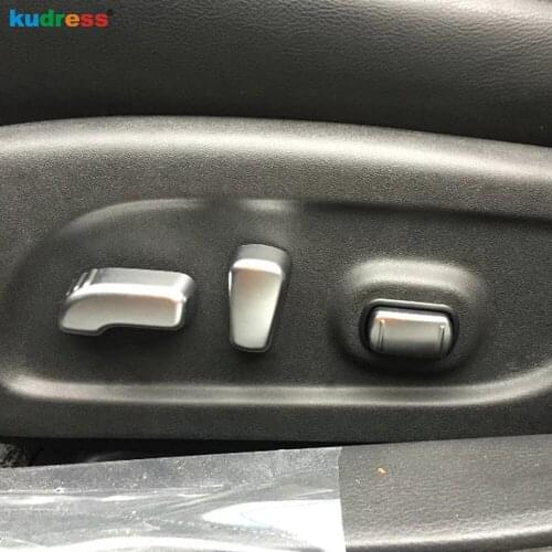 For Nissan Teana Altima 2016 2017 ABS Matte Interior Seat Adjust Switch Knob Button Control Cover Trim Car Accessories 5pcs