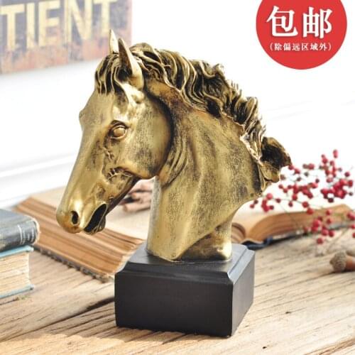 The European and USA Home Furnishing a horse model room decoration cabinet cabinet room study of soft decoration