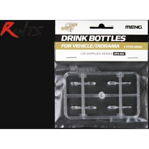 MENG MODEL 1/35 SCALE military models #SPS-002 DRINK BOTTLES FOR VEHICLE/DIORAMA