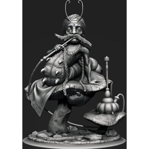 New Unassembled 1/32 54MM Fantasy Dreamer stand 54MM Resin Figure Unpainted Model Kit