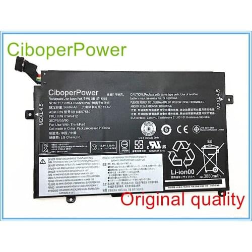 Original quality 10.95V 4.11Ah 45Wh 01AV411 Battery for E470 E470C E475 01AV412