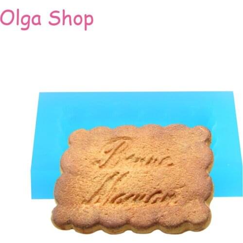 QYL141 Biscuit Mold Silicone Flexible Mold (Moule Format Reduit Biscuit) Clay Resin Fondant