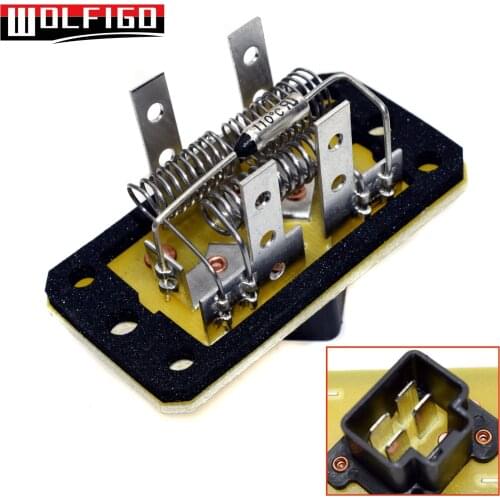WOLFIGO Heater Blower Motor Resistor For Ford F-150 Escape Excursion Lincoln Navigator 4L3Z19A706AA/73015,F4ZZ19A706A,973-015