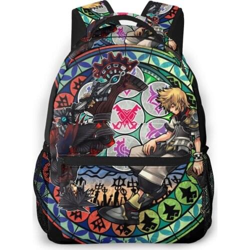 Kingdom Hearts Backpack for Girls Boys Travel RucksackBackpacks for Teenage school bag