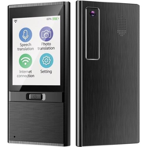 Most popular products AI Translator voice language translate device T9 2.8'' Smart portable pocket real-time voice translator