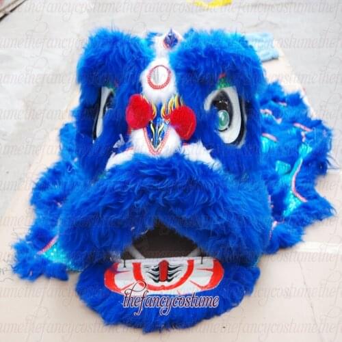School party high quality pure Lion Dance Costume made of pure wool Southern Lion kid size