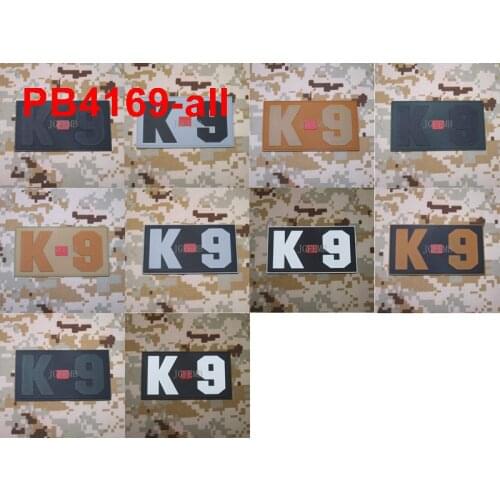 The thin red line K9 UNIT Morale of tactical military 3D PVC Patch