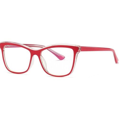 Luxury Stylish Cat Eye Optical Glasses Frame Women Design Acetate Myopia Eyeglasses Frame Ladies Prescription Rx able