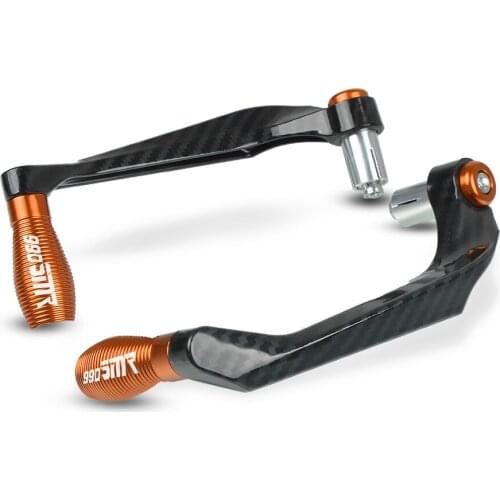 Universal Motorcycle Accessories HandleBar Grips End Brake Clutch Lever Guard Levers protection For 990 SMR With 990SMR Logo