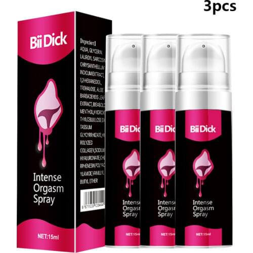 3pc Orgasm Gel Libido Enhancer Sex Spray Vagina Stimulant Intense Sex Drop Exciter Women Strong Enhance Climax Vaginal Tight Oil