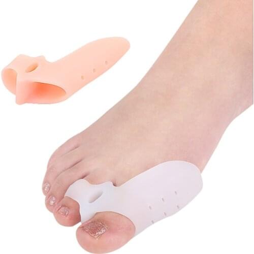 3Pair Silicone Hallux Valgus Gel Toe Separator Correction Breathable Toe Separators Protetor De Joanete Foot Care Pedicure