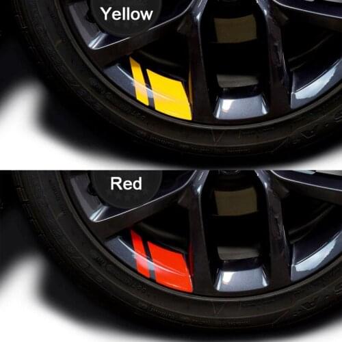 6Pcs Car Sticker Wheel Hub Decals For Suzuki Jimmy Grand Vitara Toyota Corolla RAV4 Yaris chr Auris Camry 40 50 2019