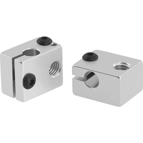 Aluminium V6 Heat Block For V5 V6 J-head Extruder HotEnd 3D Printers Parts Heater Hot End Heating Accessories 20*16*12 mm
