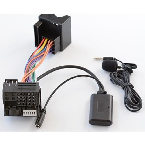 Car Bluetooth Audio Cable Adapter MIC For Mercedes Benz APS NTG CD20 30/50 Radio