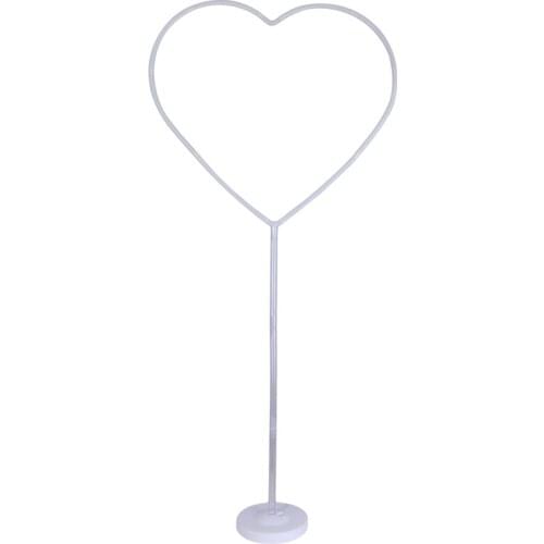 White Love Heart Balloon Sky Ring Column Stand Set Christmas Birthday Party Decoration Accessories