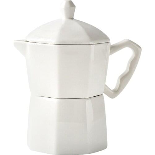 Nespresso bella y bestia European Teapot Tea Cup Set Ceramic Household Tea Maker Mother Coffee Cup European Creative Coffee Pot