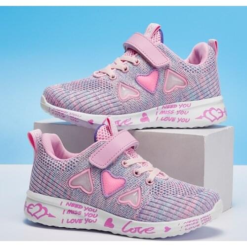 2021 Kids Sneakers Girls shoes Fashion Comfortable Casual Children Shoes Girl Sport Running Child Shoes Autumn Chaussure Enfant