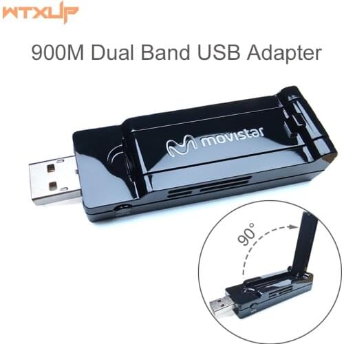 EW-7733 2.4G 5G Dual Band 900Mbps USB wireless Ethernet adapter WiFi receiver For Windows PC