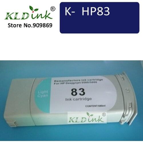 KLDINK - HP83 C4944A Light Cyan UV Remanufacture inkjet cartridge