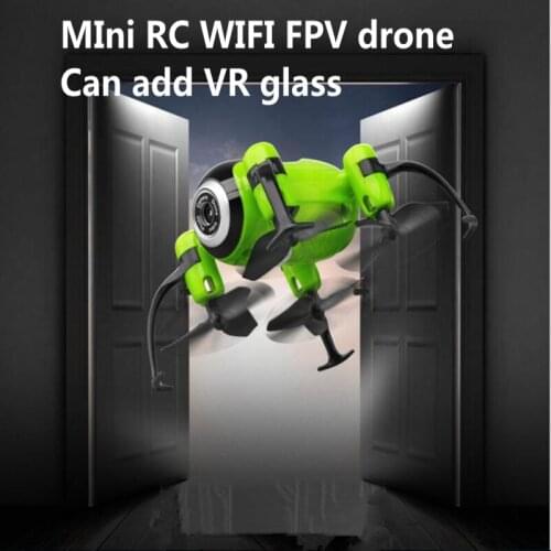 2.4G 6axix altitude hold one key return remote control quadcopter toy with VR glass HD camera mini RC bug WIFI FPV drone