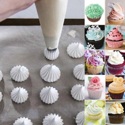 LXAF 9pcs Cake Decorating Kits Cake Icing Tips Nozzles Pastry Bags Coupler Cleaning Brush Baking Tool DIY Cupcakes Cookies