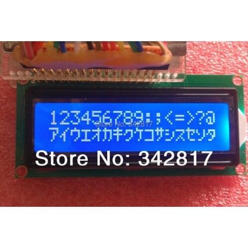LCD 1602 Module 5V Blue backlight white for Arduino Duemilanove Robot 80mm x 36mm