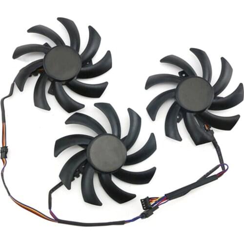 Cooling Fans Heat Sink Radiator Cooler for Sapphire R9 290 290X Black Diamond Platinum Edition R9 280 280X Graphics Card